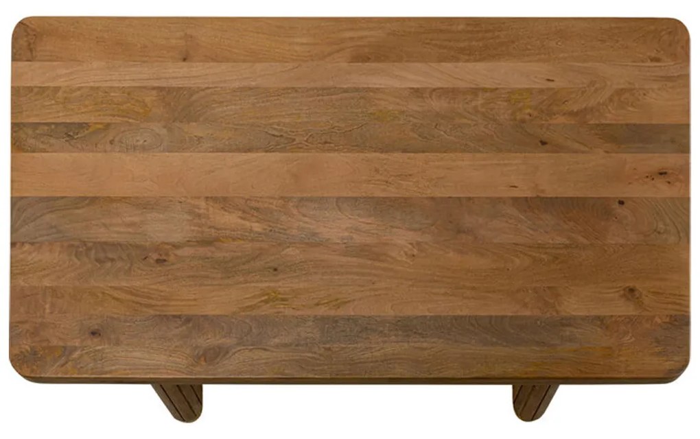 Kare Design Grace Luxe Eettafel Mangohout Messing - 180 X 90cm.