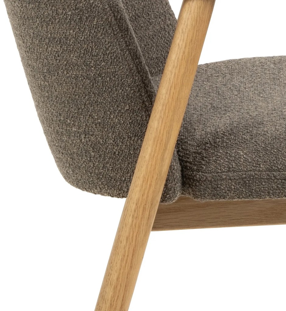 RODERIC Taupebruin (Monza 40)/gelakt - HOUTEN STOEL VOOR WOONKAMER, EETKAMER, KEUKEN RETRO