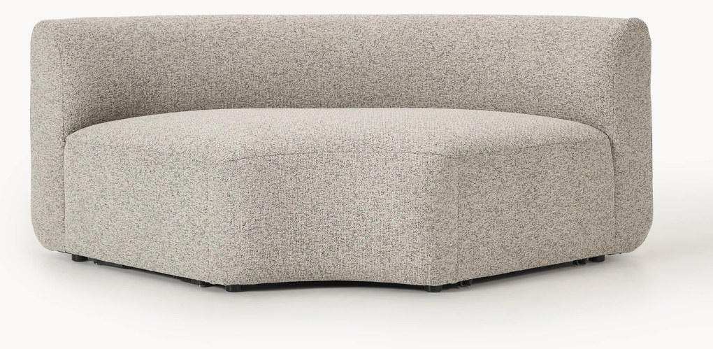 Ronde bouclé hoekmodule Sofia