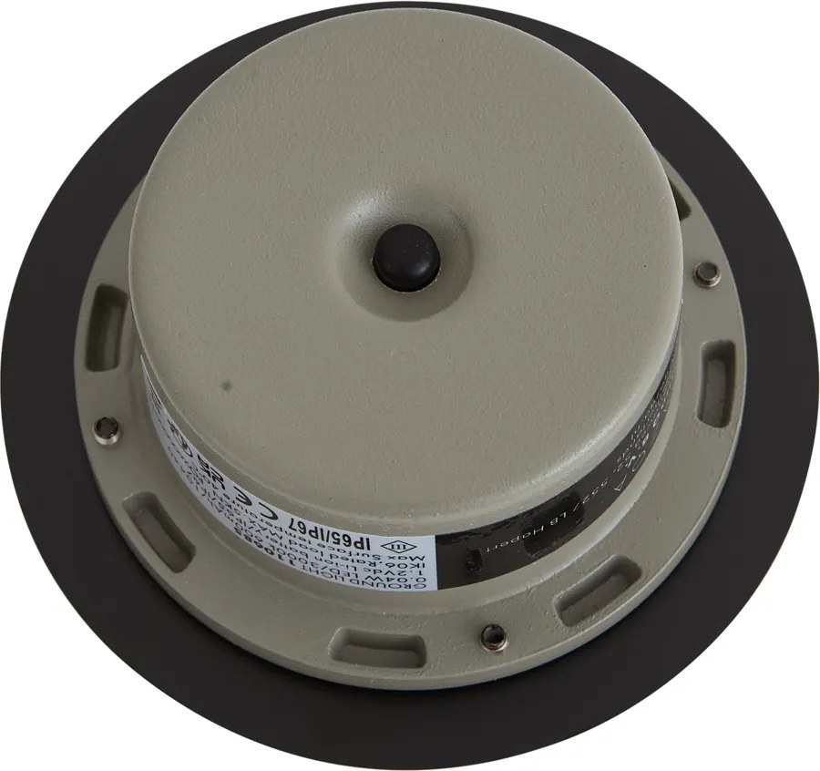 Moderne grondspot zwart incl. LED oplaadbaar met solar IP65 - Solyx