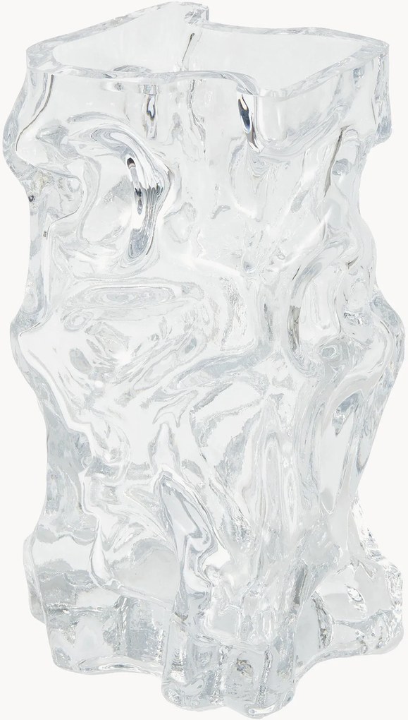 Glazen vaas Ice Clear, H 29 cm