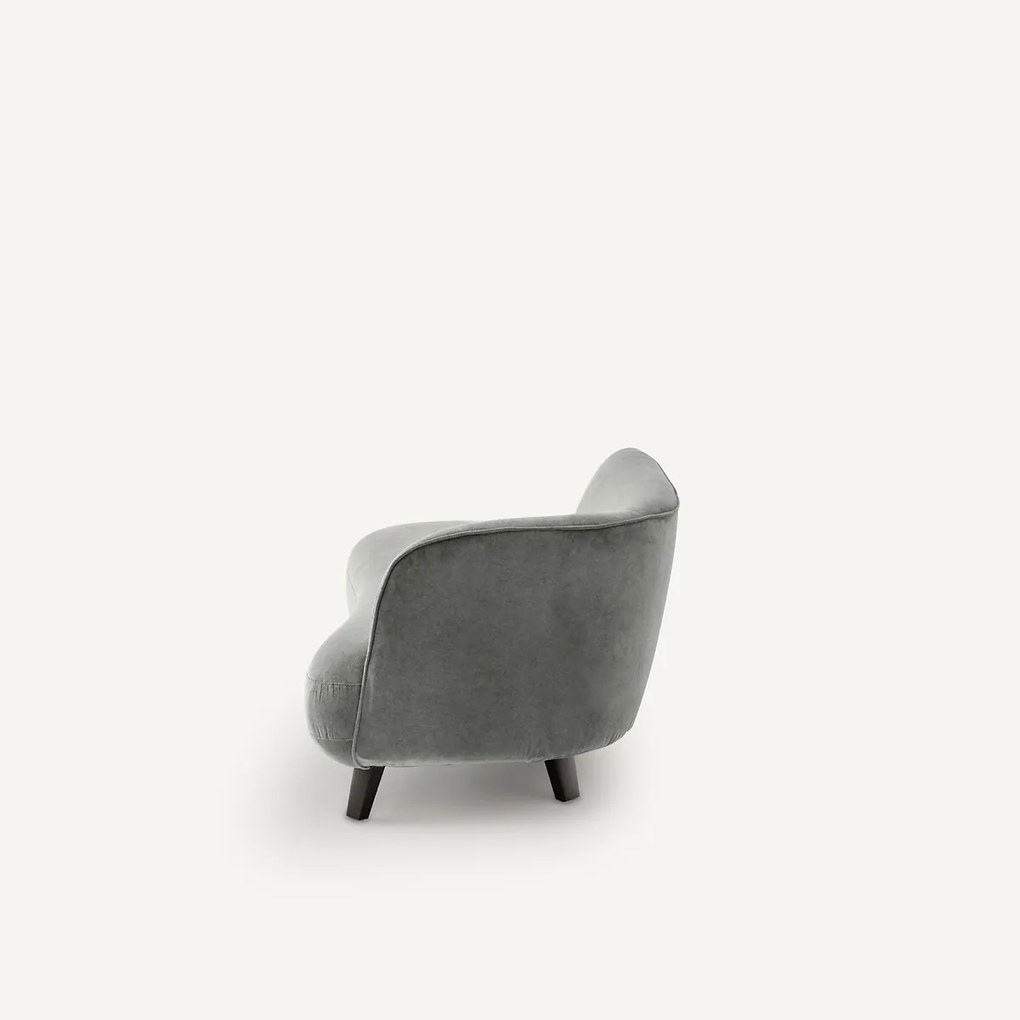 Sofa Dormeuse stonewashed fluweel, Rosebury, ontwerp Emmanuel Gallina