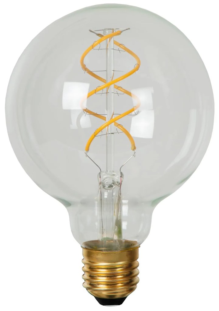 Lucide Bulb dimbare LED lamp 2700K E27 5W 9.5cm transparant