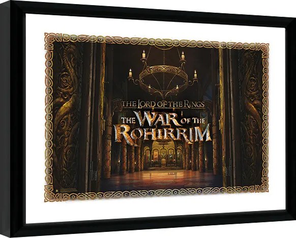 Ingelijste poster The Lord of the Rings: The War of Rohirrim - Throne