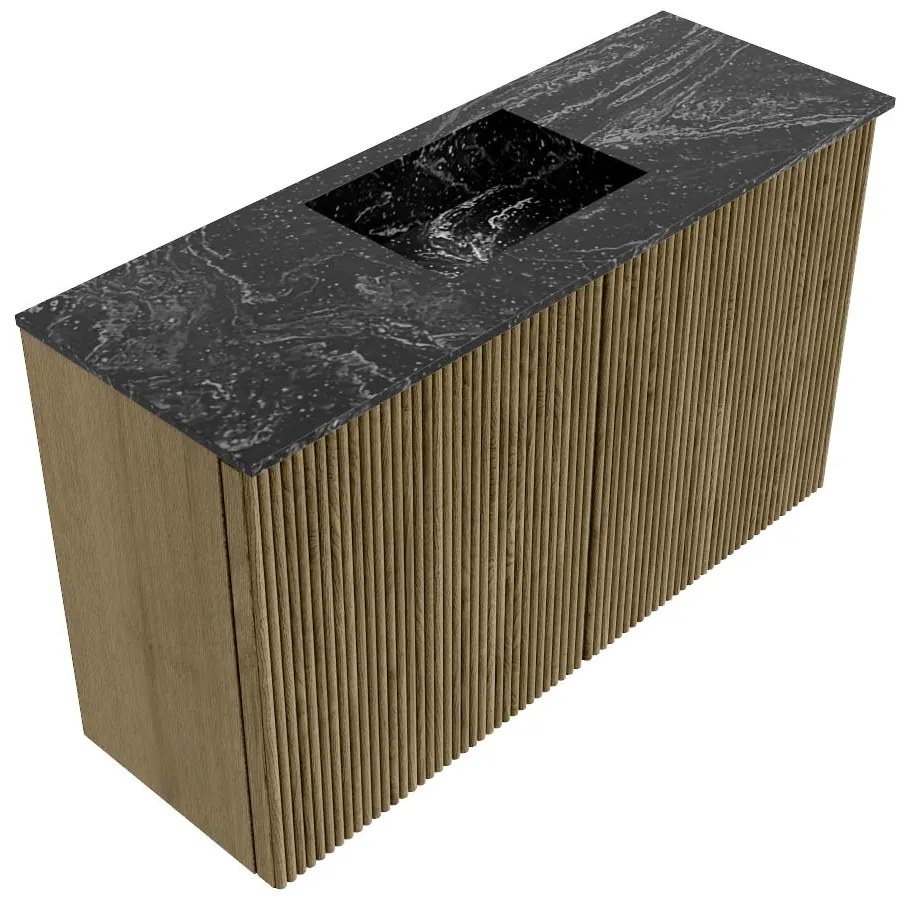 Mondiaz Joya DLux 70cm toiletmeubel dusk met wastafel faye midden 1 kraangat lava