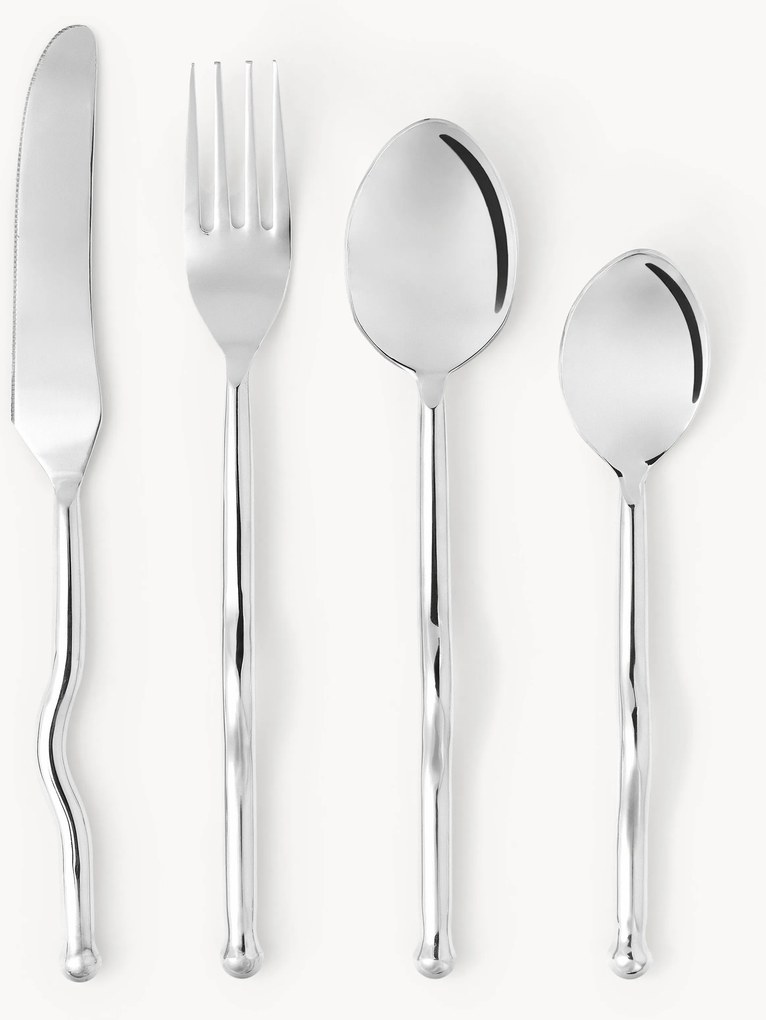 Gepolijste bestekset Juno, 4-delig