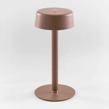 Draadloze Led-tafellamp Van Ijzer Marcia Terracota - Sklum