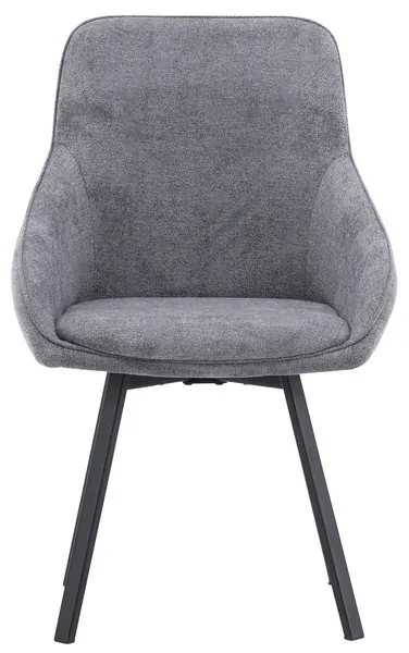 Jörn Eetkamerstoel - Daniel - Grijs - Polyester - Jörn