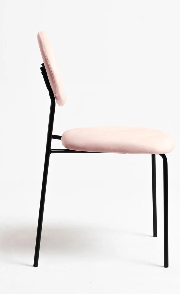 Mida stoel van zwart fluweel