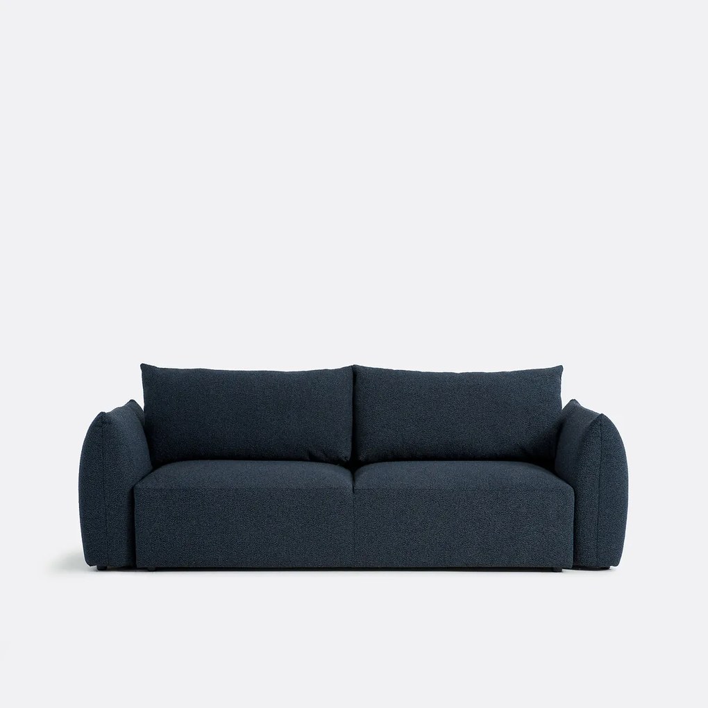 3-zits slaapbank, fijne badstof, Edith