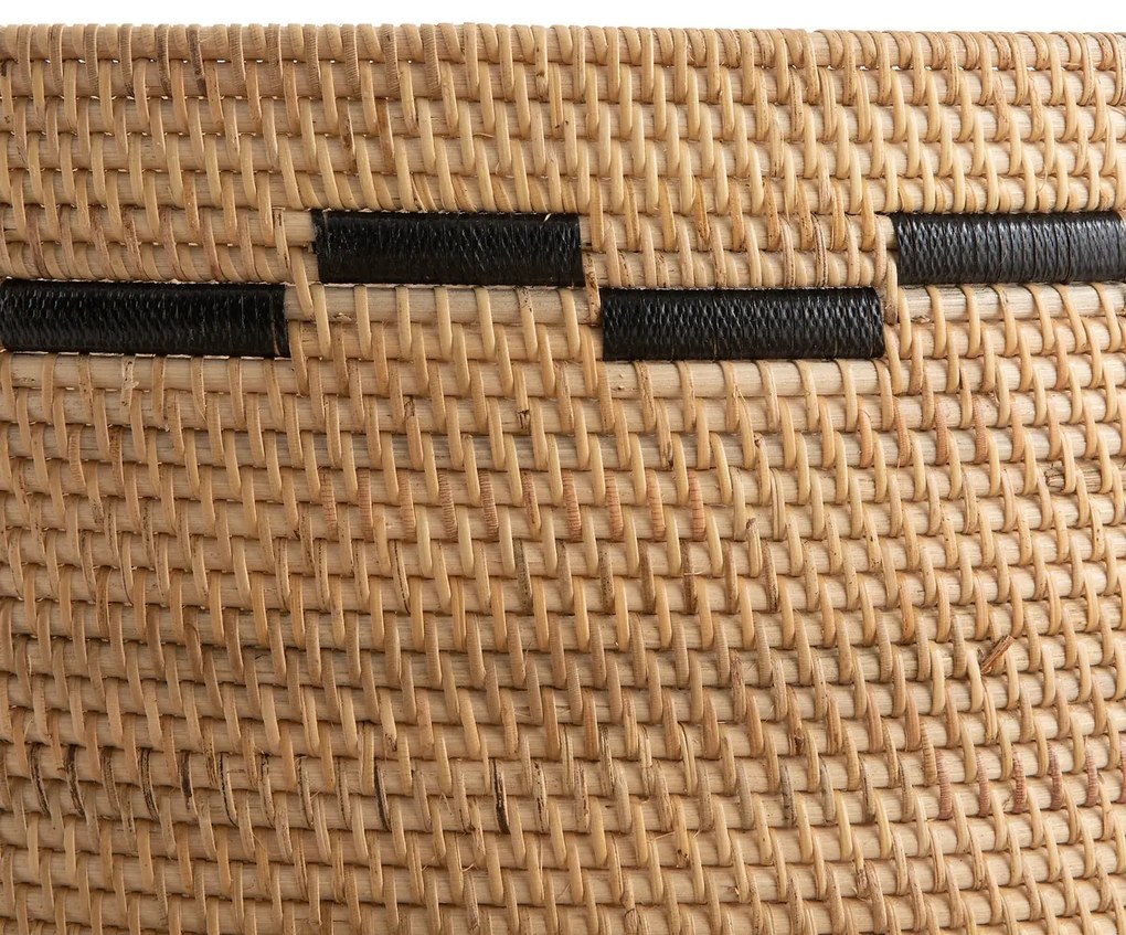 Gevlochten mand in rotan H35 cm, Andria