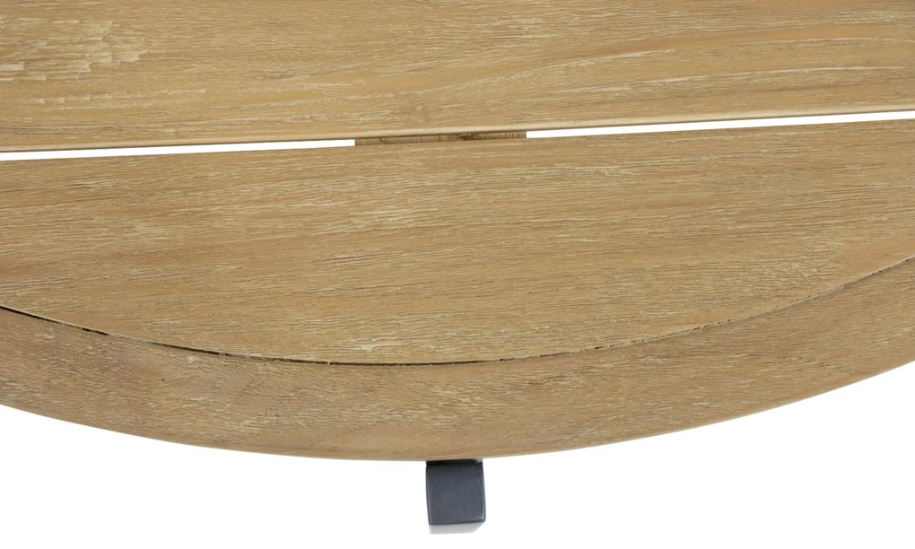 Stoel en Bank Loungeset 5 personen Aluminium/Teak Grijs Apple Bee Condor