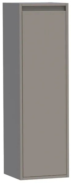 BRAUER New Future Badkamerkast - 120x35x35cm - 1 linksdraaiende deur - MDF - mat taupe 7112