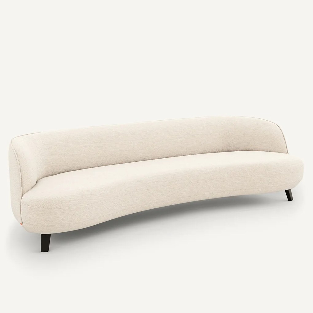 5-zits bank, in gerecycled chenille, Rosebury