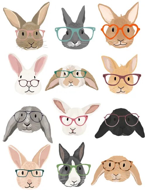 Ilustratie H Rabbits 2, Hanna Melin