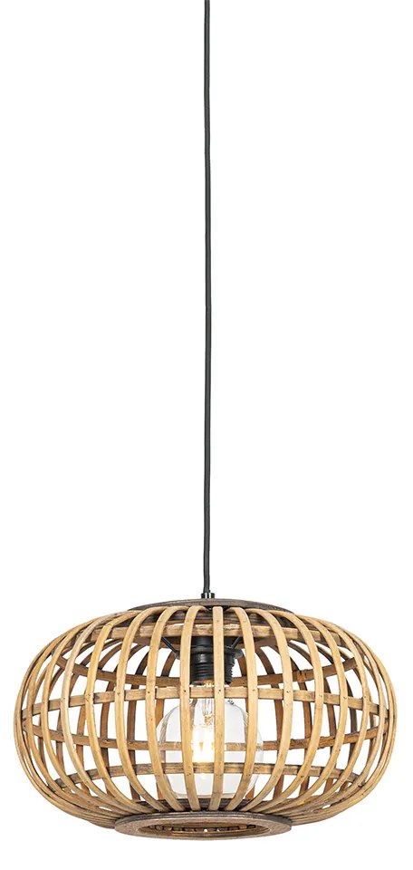 Oosterse hanglamp bamboe 32 cm - Amira