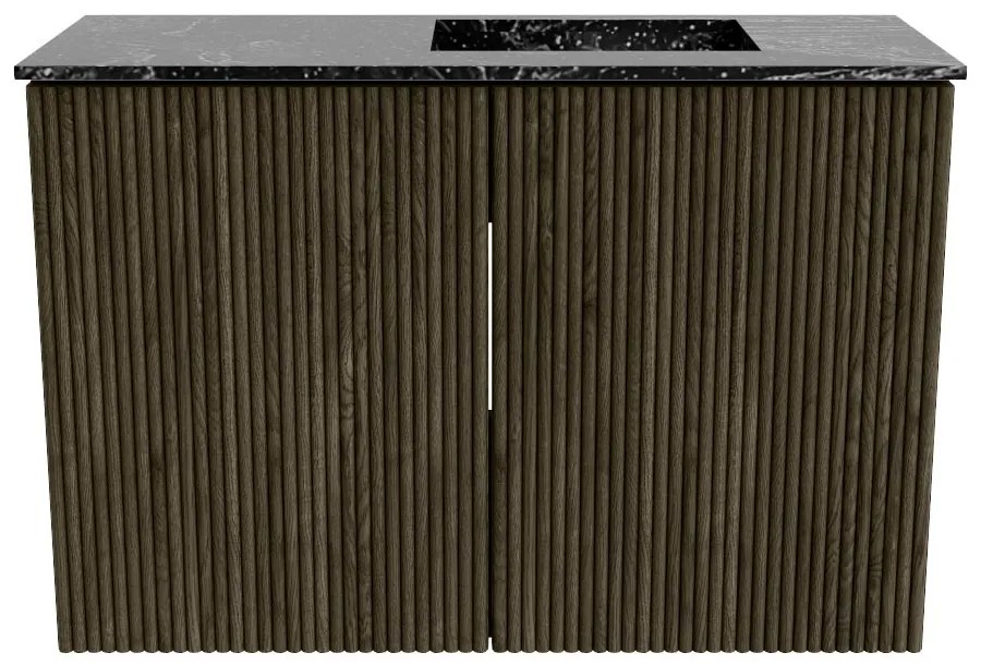 Mondiaz Joya DLux 60cm toiletmeubel shadow met wastafel faye rechts 1 kraangat lava