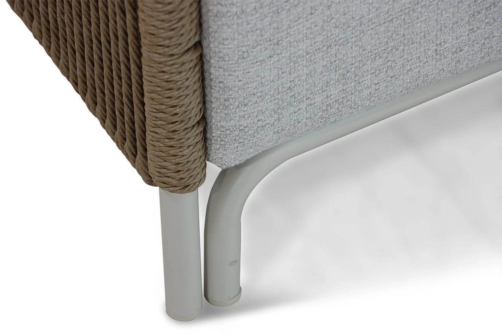 Hoek loungeset 5 personen Aluminium/rope Taupe Coco Colorado