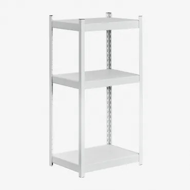 Stalen Rekken Met 3 Planken (120x60 Cm) Crenzi Wit - Sklum