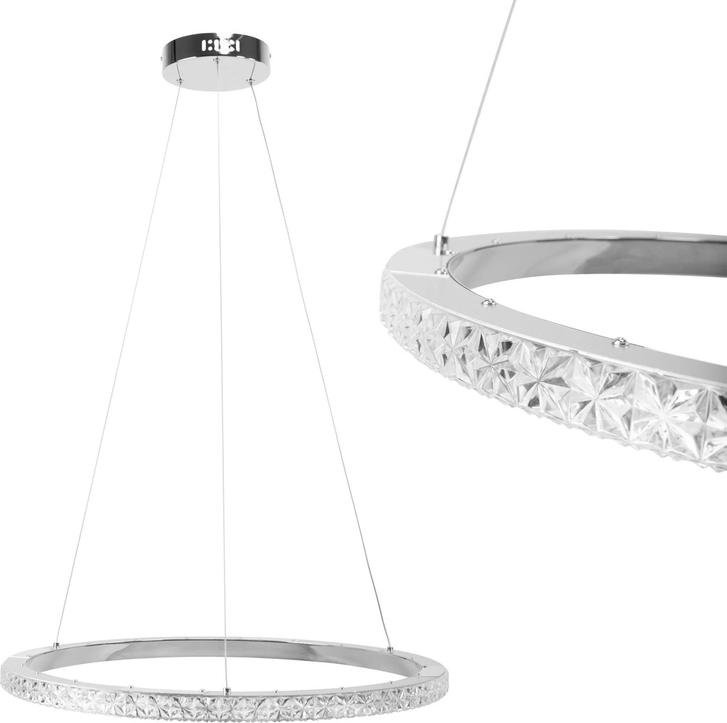 LED lamp MS010-CP 59cm Chrome