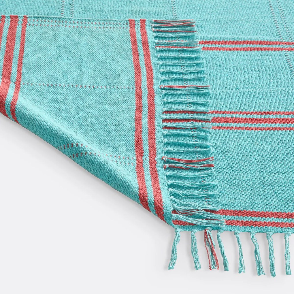 Vloerkleed 58% recycled katoen, Ravelo