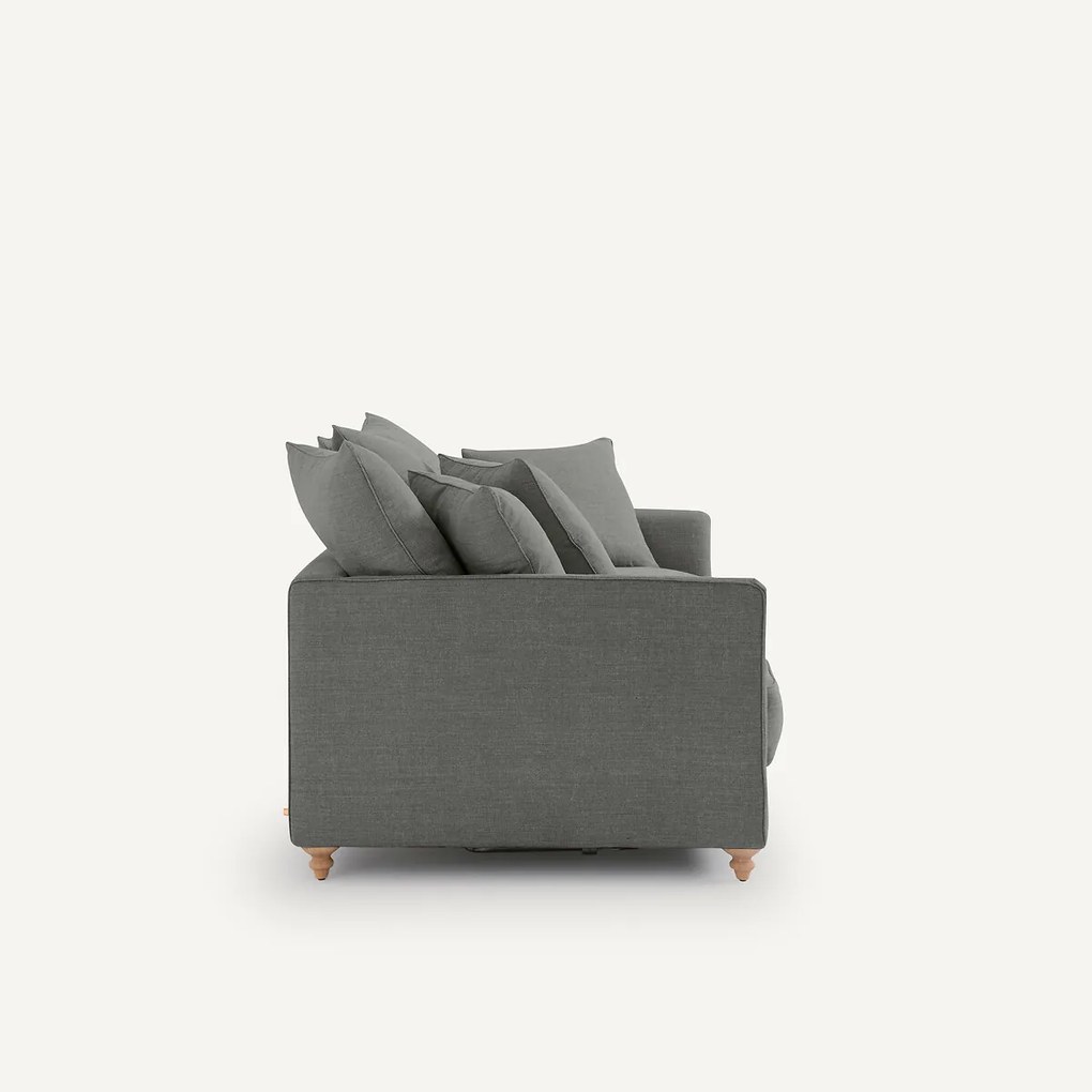 Compact omvormbare bank in katoen/linnen, Lazare