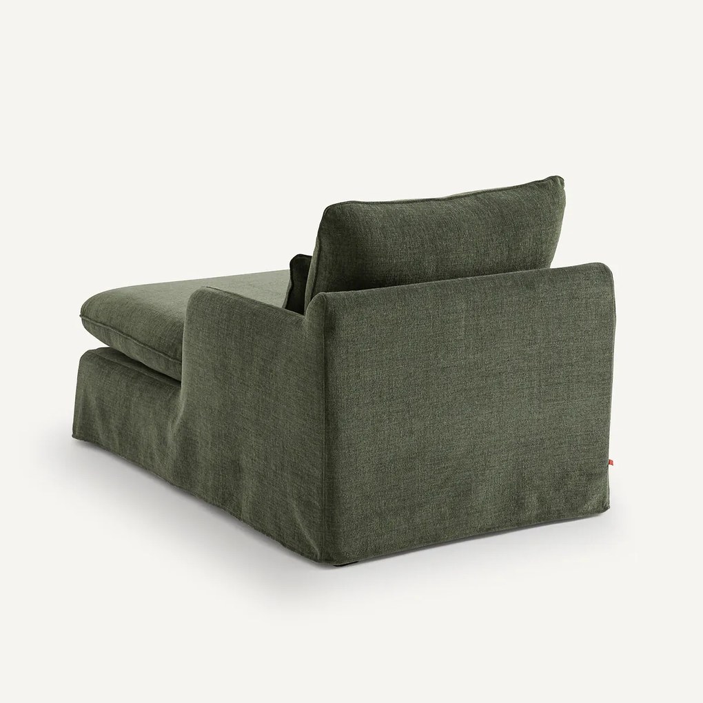 Lange fauteuil polyester, Nelville