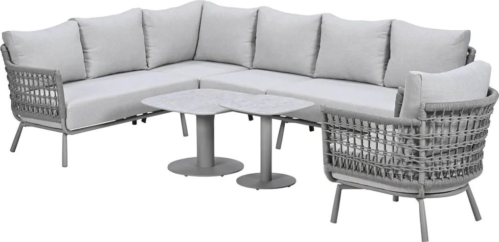 Garden Impressions Maud loungeset 7-delig - taupe