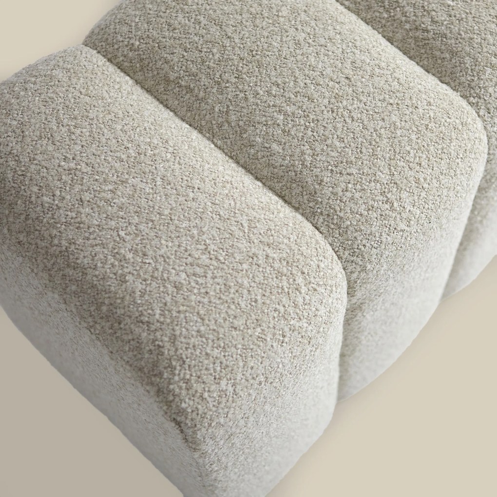 Bankje 160 Cm Naturel Stof