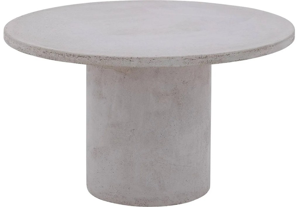 Goossens Salontafel Stone rond, beton beige, urban industrieel, 50 x 31 x 50 cm