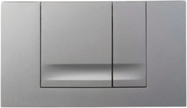 Plieger Compact bedieningspaneel voor frontbediening 2 knops mat chroom 0701170
