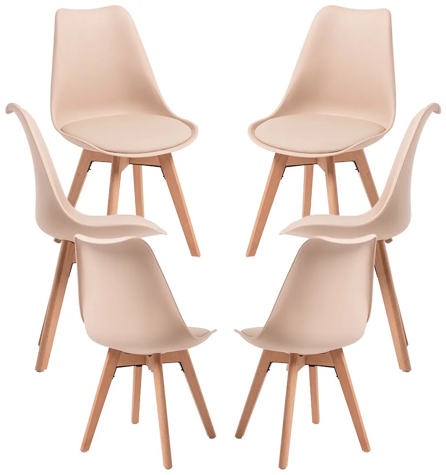 Set 6 Synk Basic Stoelen