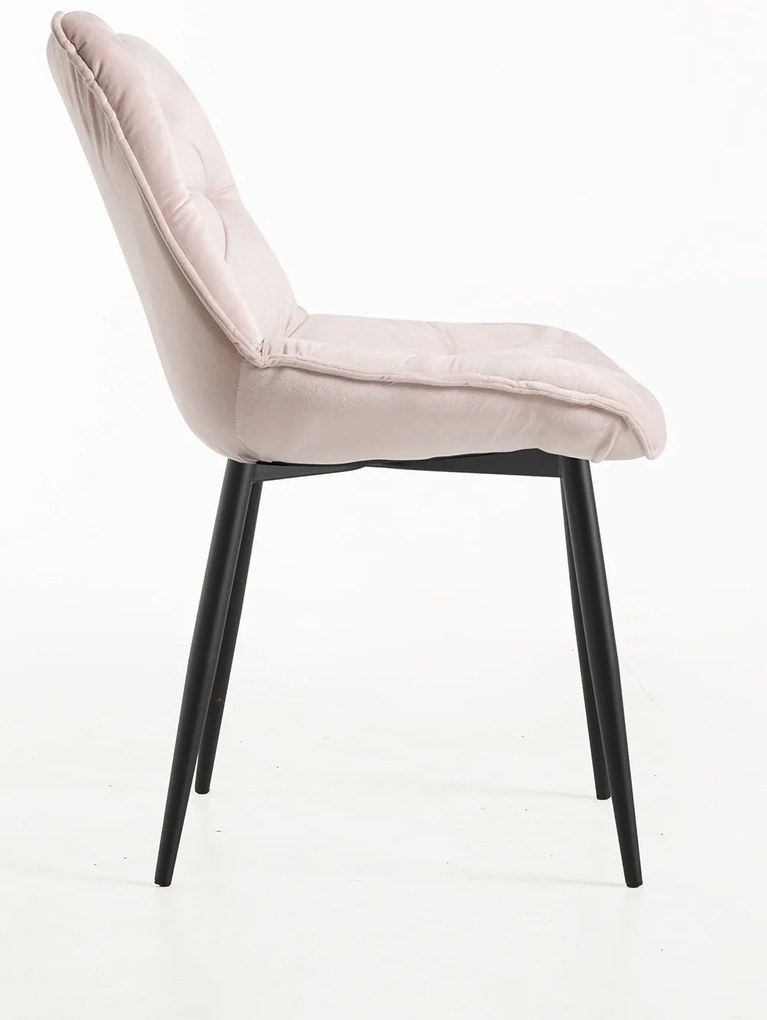 Set van 4 Miska fluwelen stoelen