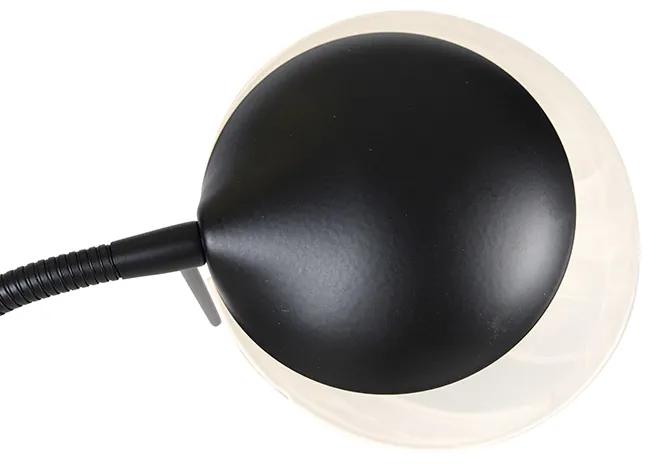 Vloerlamp zwart incl. LED en dimmer met leeslamp dim to warm - Empoli Modern Binnenverlichting Lamp