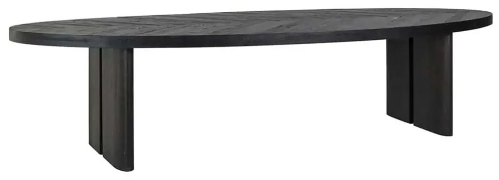 Richmond Interiors Lilly Grote Eettafel Ovaal Visgraat - 330 X 120cm.