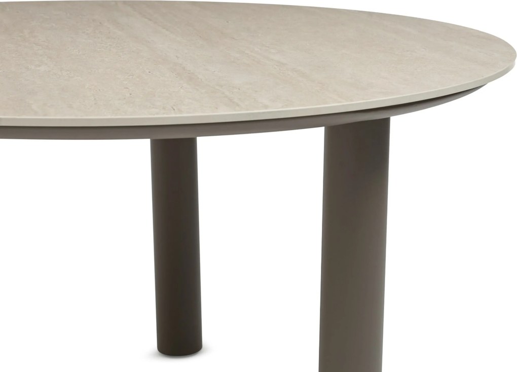 Tuinset 4 personen 140 cm Rope Taupe Santika Furniture Santika