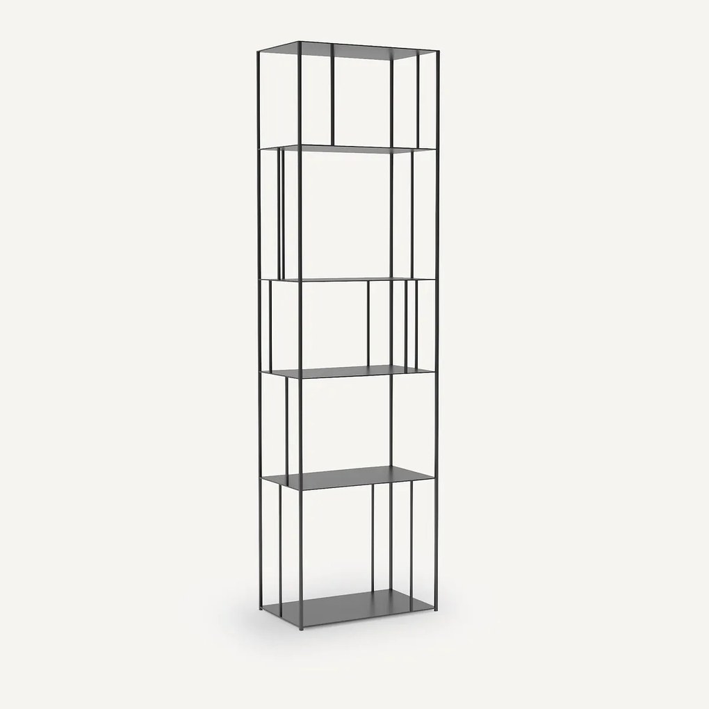 Boekenrek in staal, Parallel