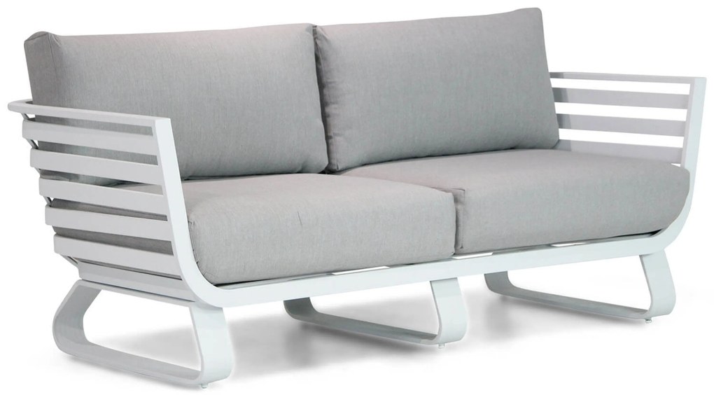 Stoel en Bank Loungeset 4 personen Aluminium Wit  Santika Furniture Santika Sovita