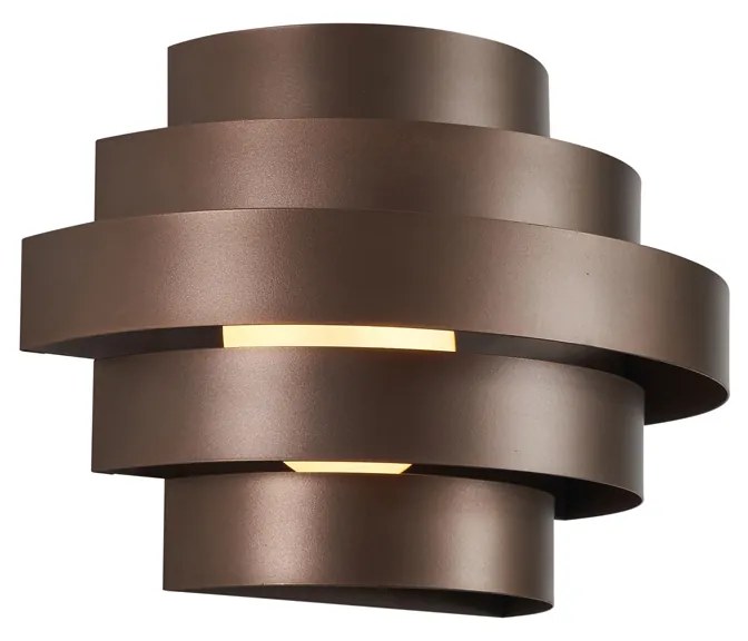 Moderne wandlamp brons incl. LED 3-staps dimbaar - Lines Modern Binnenverlichting Lamp