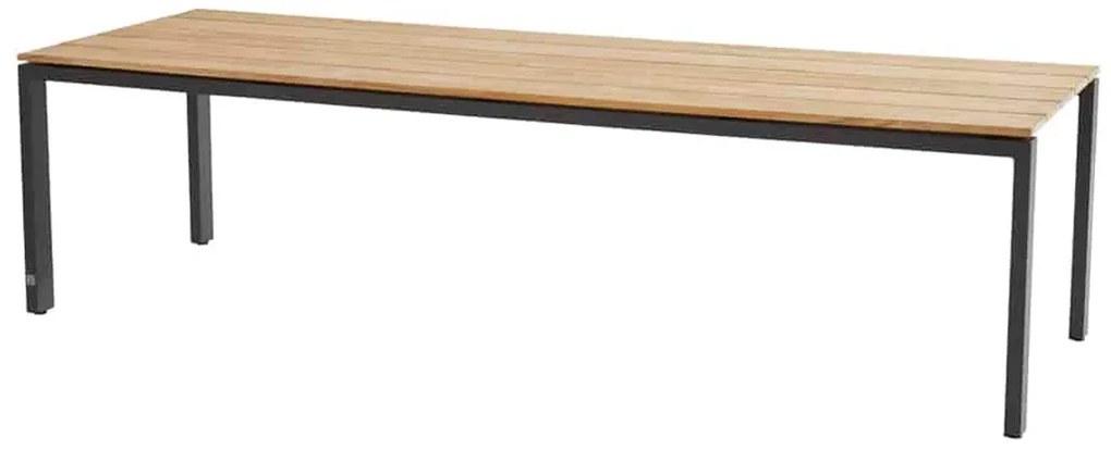 4 Seasons Outdoor Ramblas eetset met Goa tafel 280 cm Tuinset taupe weerbestendig