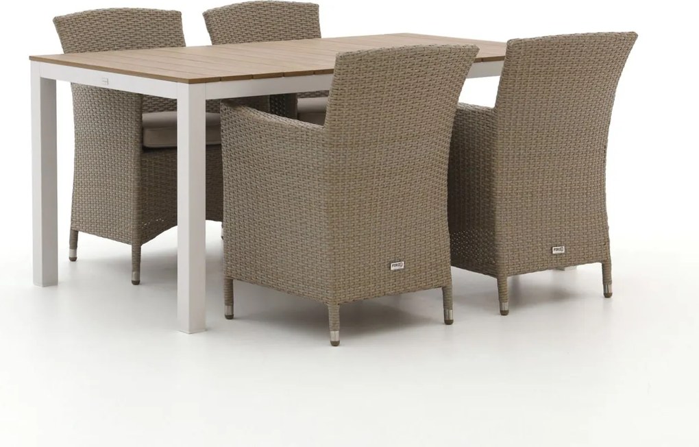 Diningset Forza  | 4 personen | Tuinset polywood | 5-delig | Kees Smit Tuinmeubelen