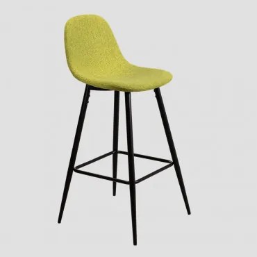 Glamm hoge kruk Groen – pistache & ↑75 cm & zwart - Sklum