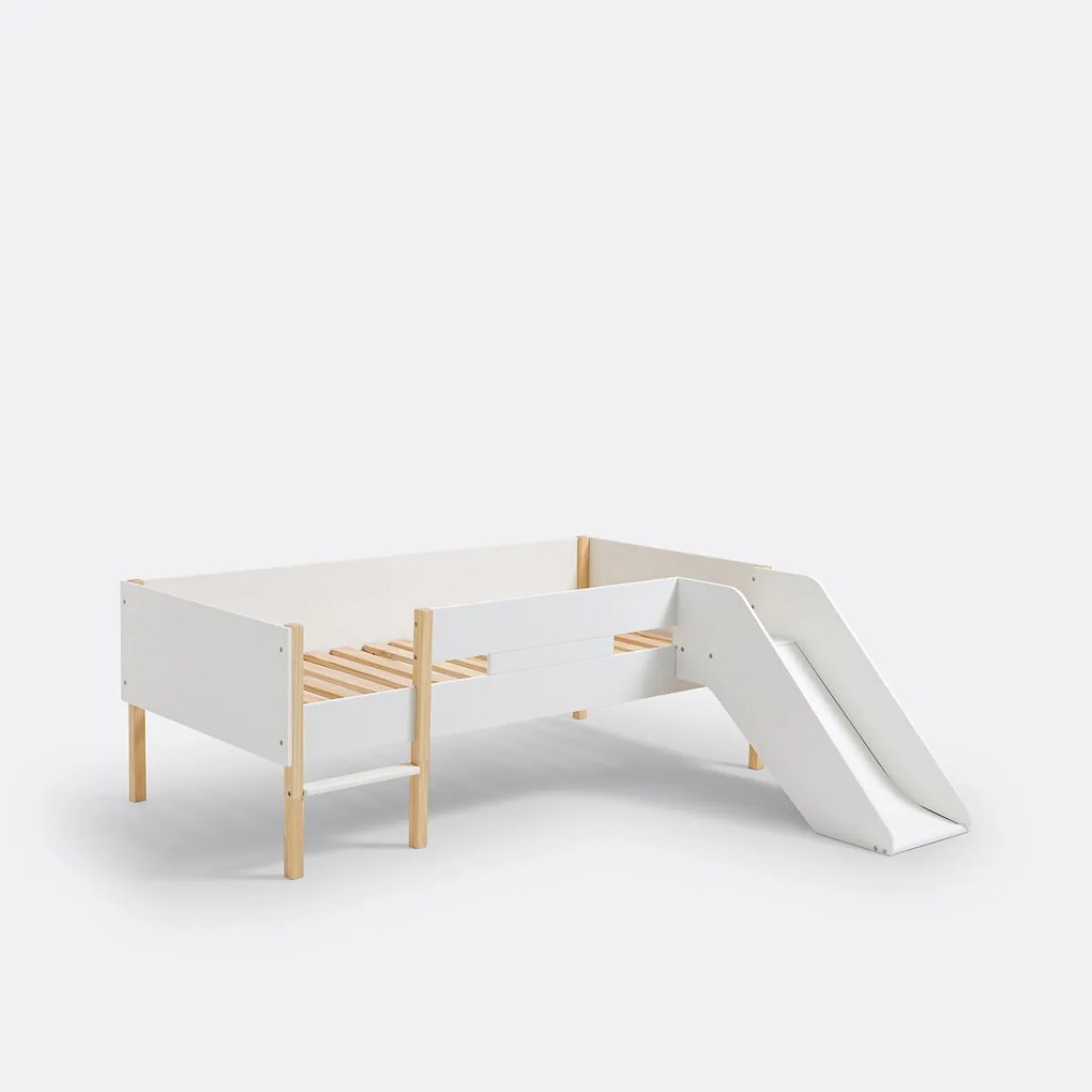 Halfhoog bed met glijbaan, Caume