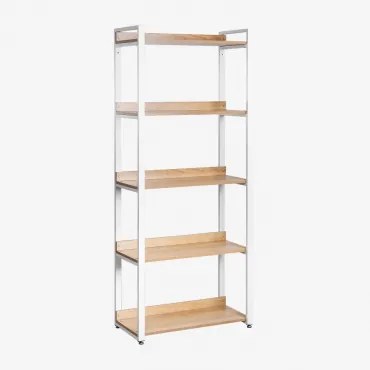 Ariaster Stalen En Mdf Boekenplank Natuurlijk - Sklum