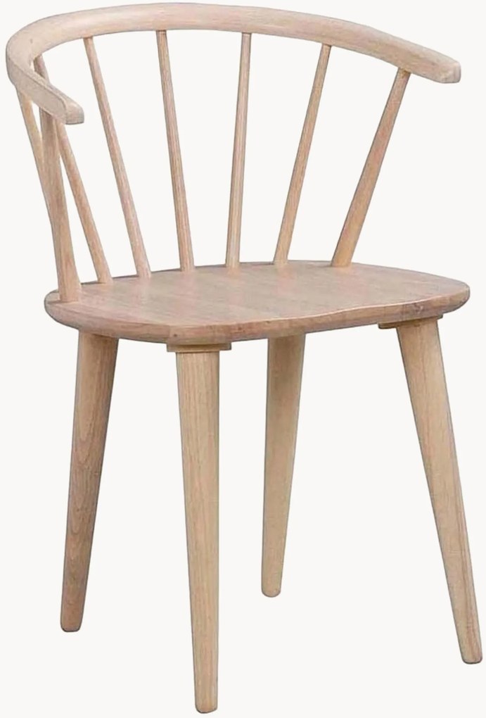 Houten eetstoelen Carmen van rubberhout, 2-delig