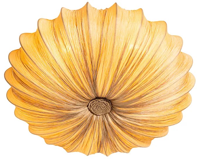 Japandi plafondlamp beige 60cm 5-lichts - Plu