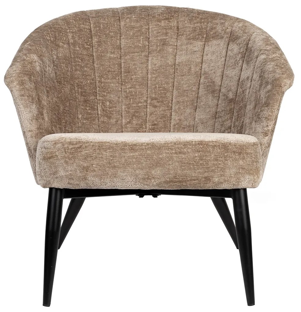 Dutchbone Georgia Fauteuil Beige Velvet