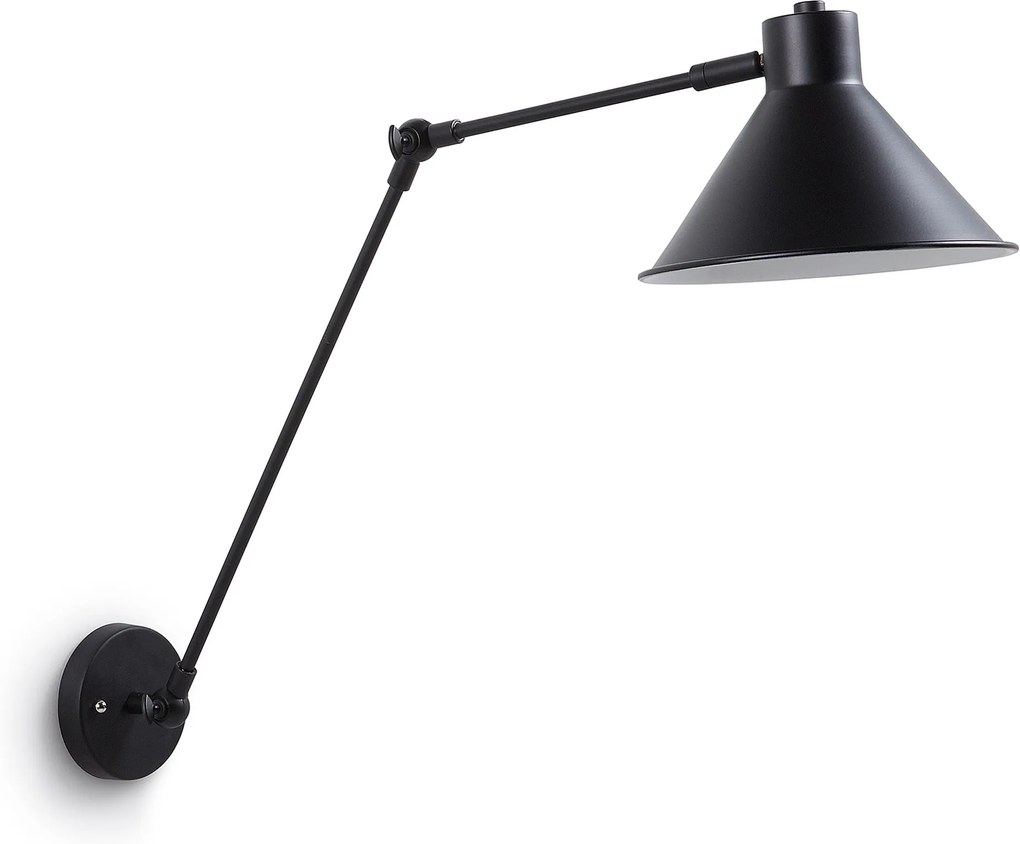 Kave Home wandlamp 'Dione', kleur zwart