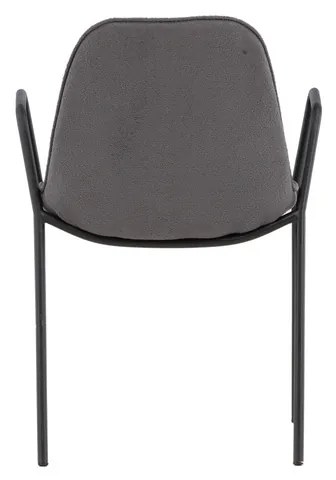 Jörn Eetkamerstoel - Robert  - Donkergrijs - Bouclé - Jörn