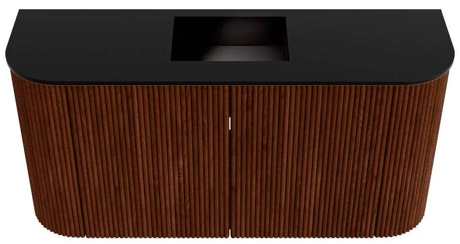 Mondiaz Joya 85cm toiletmeubel ronding links/rechts ruby met wastafel faye midden 1 kraangat urban